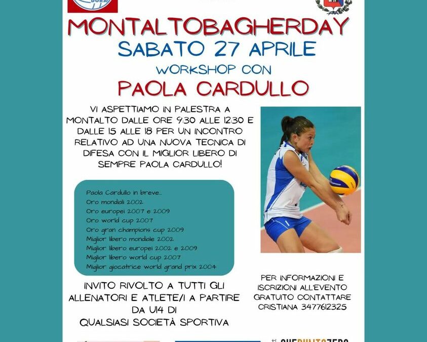 MontaltoBagherDay con Paola Cardullo