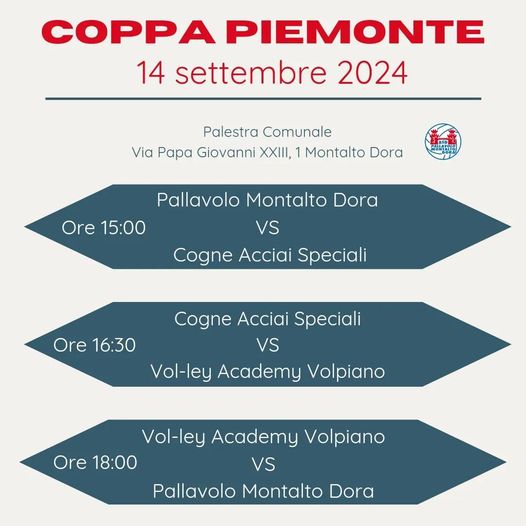 Parte la Coppa Piemonte