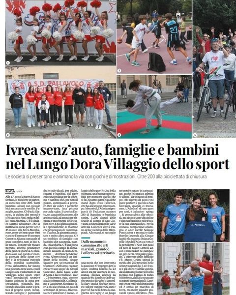 La Pallavolo Montalto presente a Sport City Day 2024