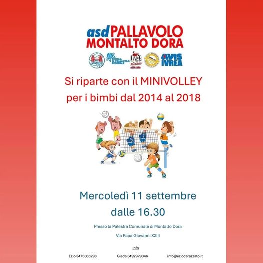 Mini volley…. si parte